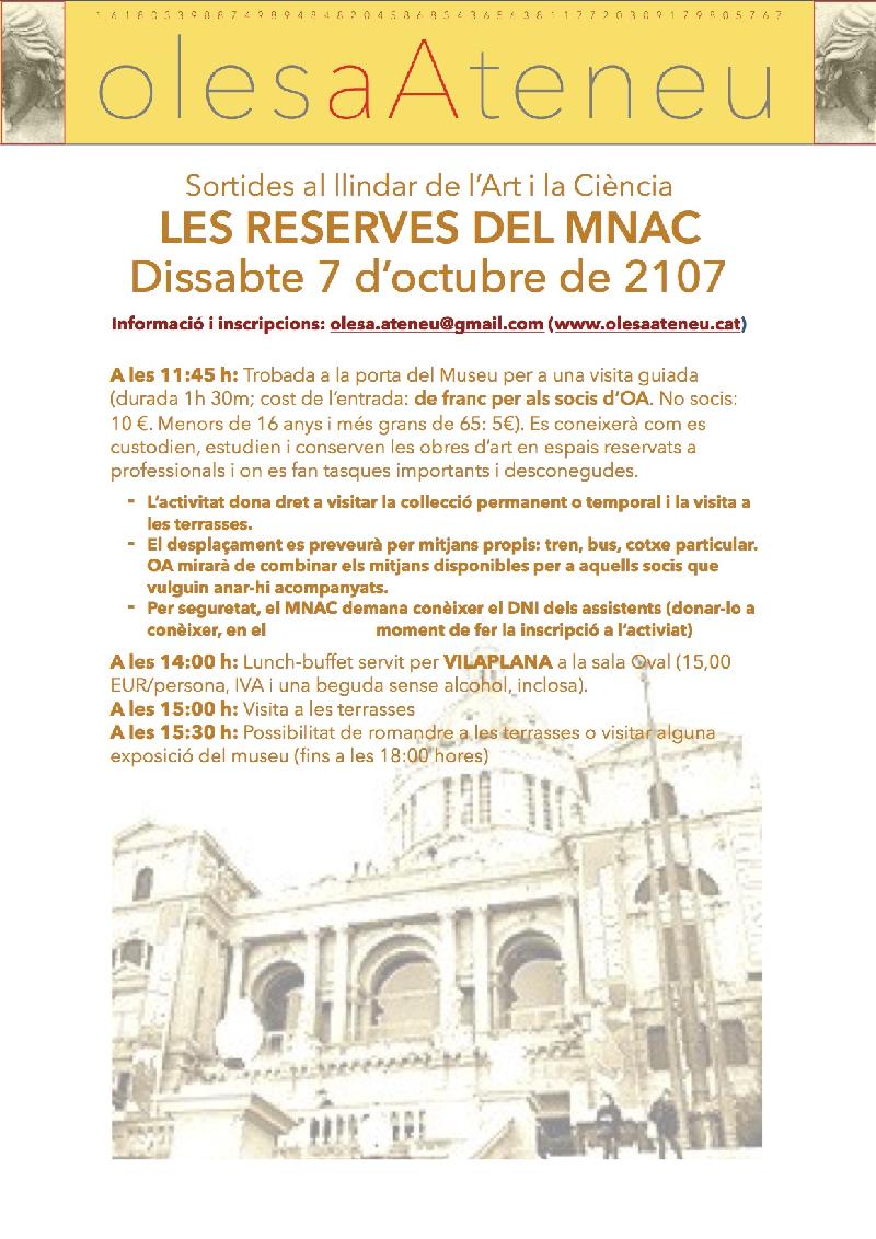Visita guiada MNAC - Olesa de Montserrat